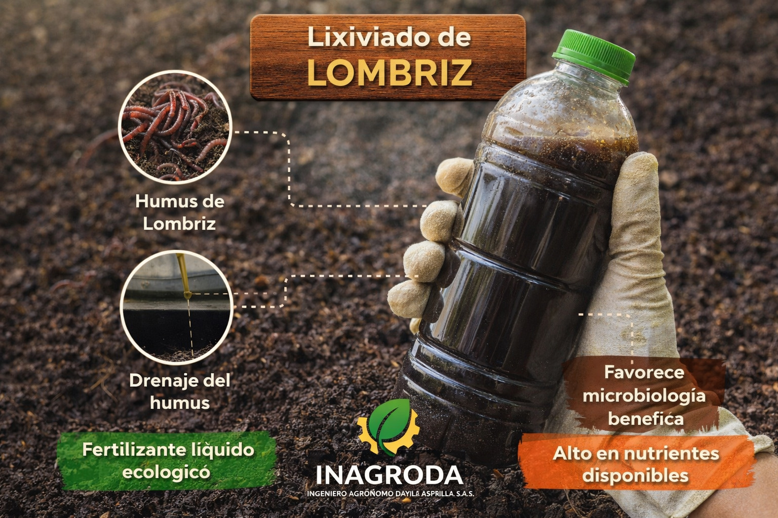 lixiviado de lombriz ( te de lombriz)